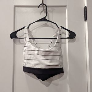 Stori Redemption Bra - Skinny Stripe White - 8 🖤🤍